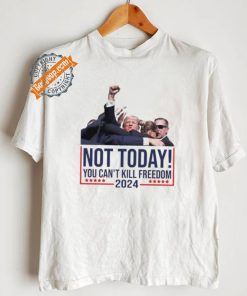 Official Vintage Donald Trump Not Today You Cant Kill Freedom T Shirt