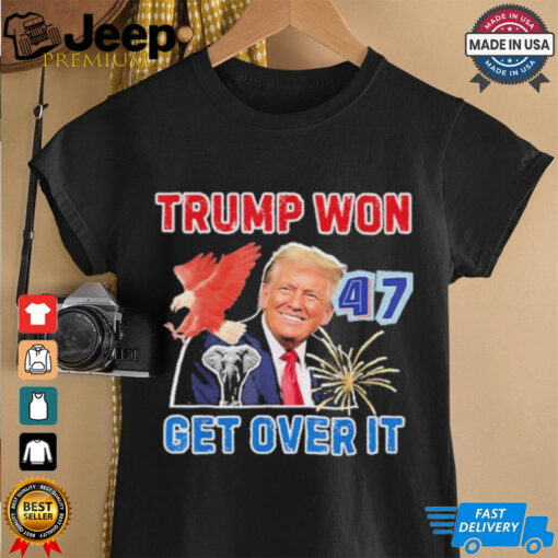 Official Vintage Trump Won Get Over It 2024 Shirt