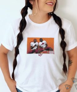 Official Virginia Tech NCAA Football Kyron Drones And Bhayshul Tuten Individual Caricature T shirt