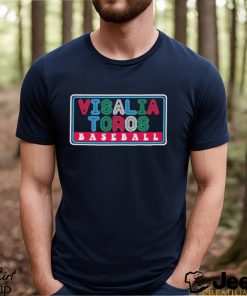 Official Visalia Toros Neon Baseball T shirt teejeep