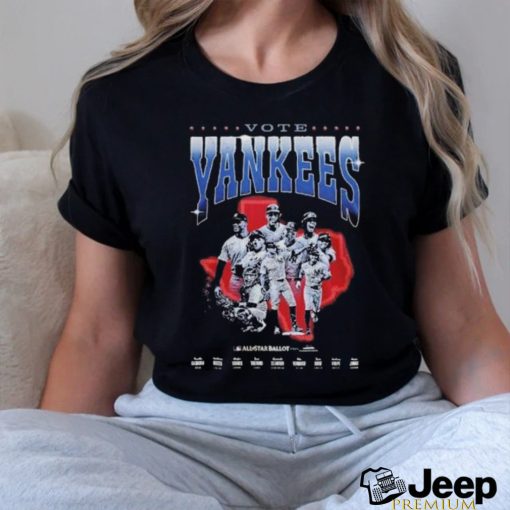 Official Vote Team New York Yankees 2024 All Stars Ballot Shirt