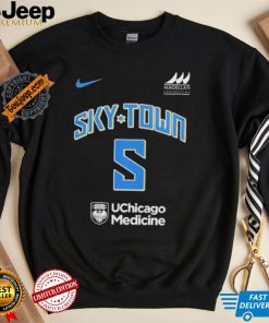 Official WNBA Chicago Sky Angel Reese Sky Town Consecutive Double Doubles Shirt