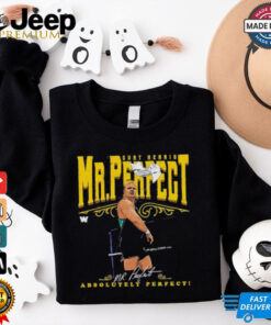 Official WWE Curt Hennig Mr. Perfect Absolutely Perfect Signature t shirt