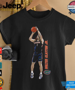 Official Walter Clayton Jr. Florida Gators Basketball Signature Cartoon t shirt