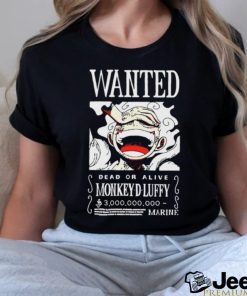 Official Wanted monkey d luffy 3 billion shirt