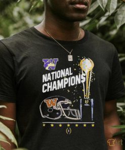 Official Washington Huskies Champions 2024 College Football Playoff National Championship Unisex T Shirt