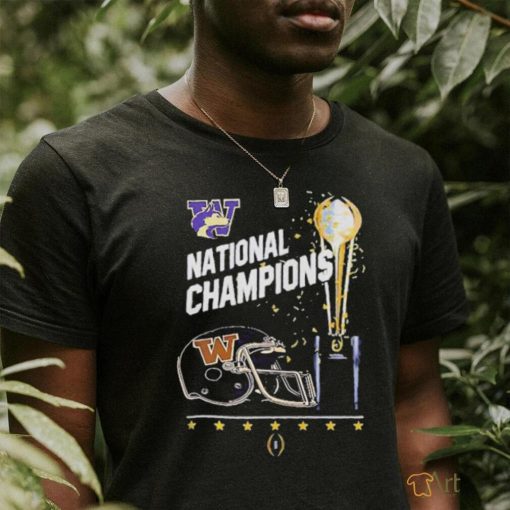 Official Washington Huskies Champions 2024 College Football Playoff National Championship Unisex T Shirt