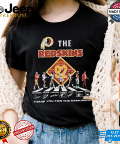 Official Washington Redskins Thank You For The Memories Of 92 Years 1932 2024 T Shirt