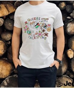 Official We Are Print Social Store Queers Stand With Palestine Shirt