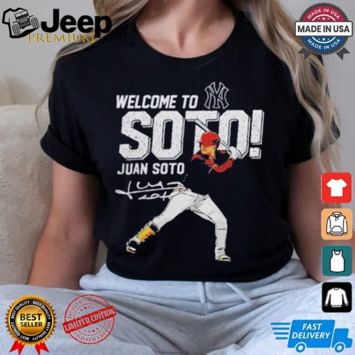 Official Welcome To New York Yankees Juan Soto Shirt