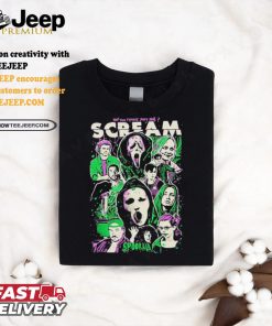 Official What’s Your Favorite Scary Movie Scream Characters Spookala T shirt