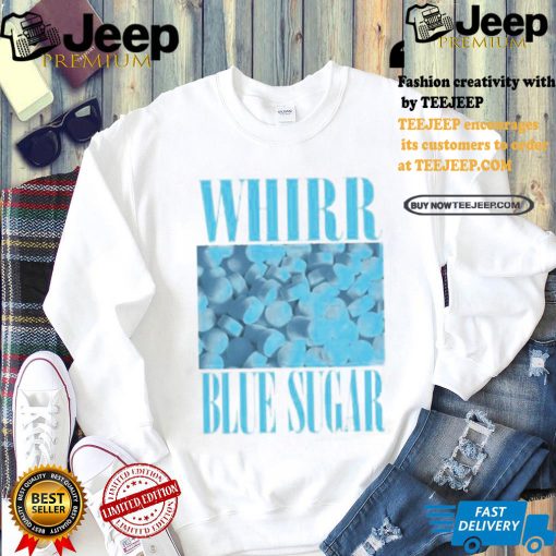 Official Whirr blue sugar T shirt