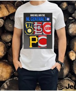 Official Who Will Win The Nl Central Logo Clubs T shirt