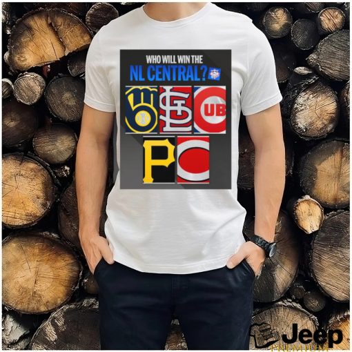 Official Who Will Win The Nl Central Logo Clubs T shirt