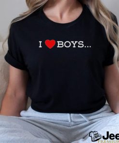 Official Wii Goth I Love Boy With Other Boys Shirt