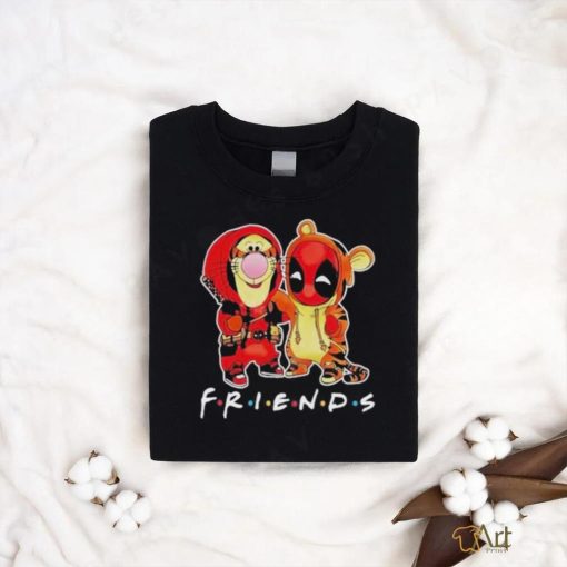 Official Winnie The Pooh Tigger And Deadpool Best Friends Disney Fan T Shirt