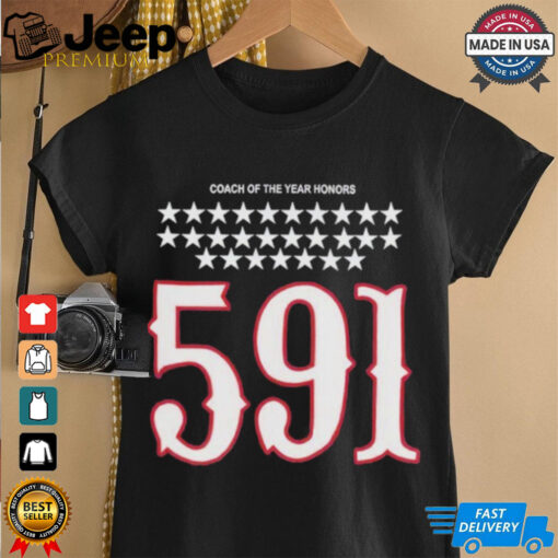 Official Winningest Coach Of The Year Honors 591 2024 T Shirt