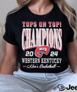 Official Wku men’s basketball top on top champions 2024 shirt