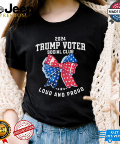 Official Womens Unapologetically Trump Voter Social Club Loud And Proud Take America Back Shirt