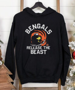 Official Woodstock Peanuts x Cincinnati Bengals Release The Beast t shirt