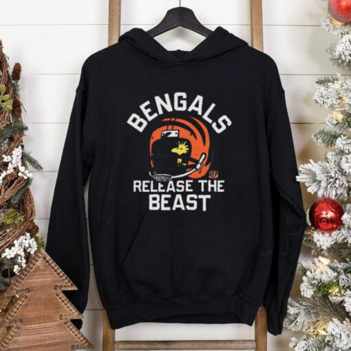 Official Woodstock Peanuts x Cincinnati Bengals Release The Beast t shirt