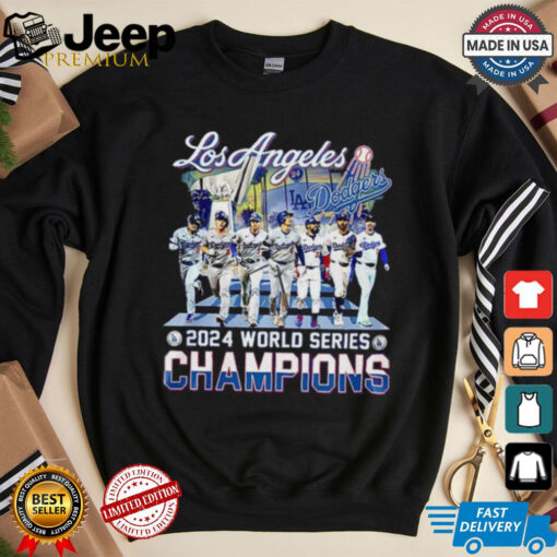 Official World Series Champs 2024 Los Angeles Dodgers OWA Walking Shirt