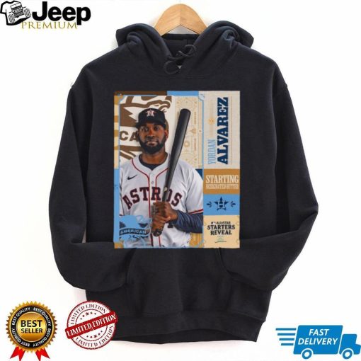 Official Yordan Alvarez Houston Astros Designated Hitter American League 2024 All Star Game Texas Shirt