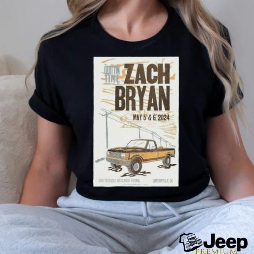 Official Zach Bryan May 5th and 6th 2024 Bon Secours Wellness Arena Shirt