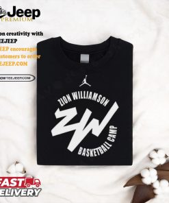 Official Zion Williamson Wearing Zion Williamson Basketball Camp Shirt