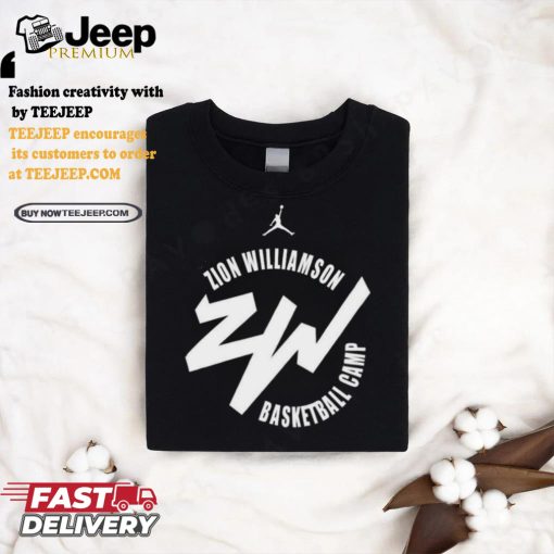 Official Zion Williamson Wearing Zion Williamson Basketball Camp Shirt