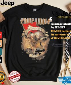 Official Zurich Powerwolf Wolfsnächte Tour 2024 shirt