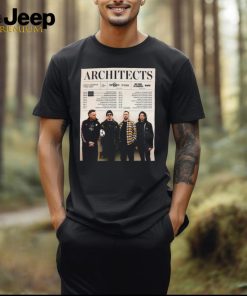 Official architects North America Tour 2024 Poster Shirt