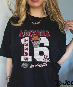 Official arizona Wildcats Mens Basketball March Madness Sweet 16 Shirt