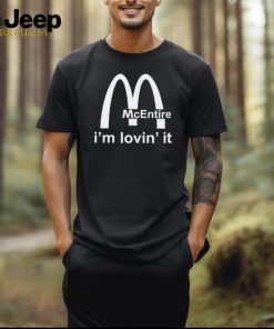 Official arkansas Razorbacks Will McEntire I’m lovin It Jersey T Shirt