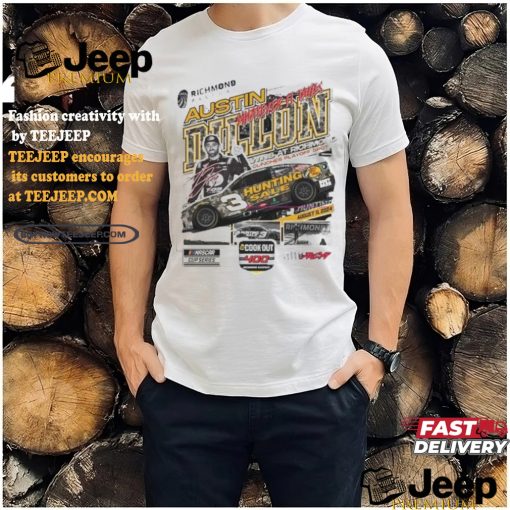 Official austin Dillon 2024 NASCAR Cookout 400 Race Winner T Shirt