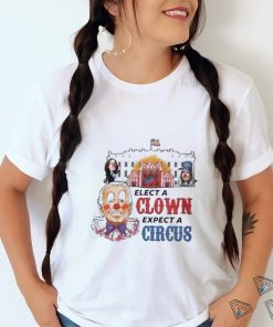 Official biden Elect a Clown Expect a Circus Cartoon Shirt