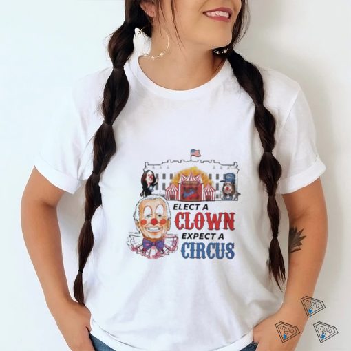 Official biden Elect a Clown Expect a Circus Cartoon Shirt