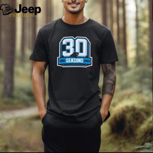 Official carolina Panthers 30Th Anniversary Logo Shirt