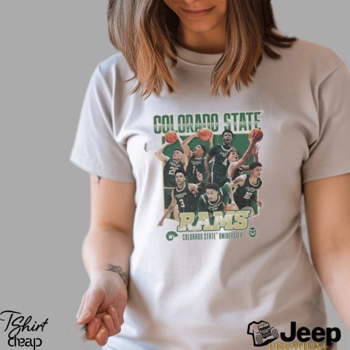 Official colorado State NCAA Men’s Basketball 2023 – 2024 Post Season T Shirt