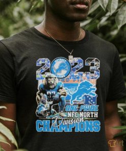 Official detroit Football Lions 2023 NFC North Division Champions Shirt