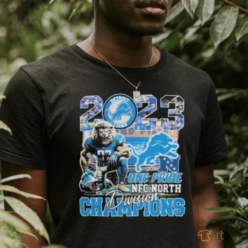 Official detroit Football Lions 2023 NFC North Division Champions Shirt