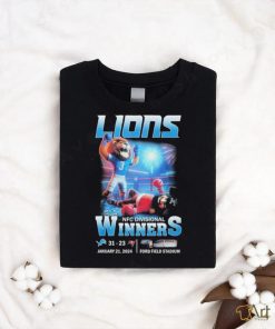 Official detroit Lions 2023 NFC Divisional Winners 31 23 Buccaneers Shirt