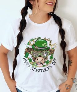 Official happy St Patrick’s Day – Highland Cow 2024 Shirt