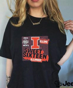 Official illinois Fighting Illini Men’s Basketball Sweet Sixteen T Shirt