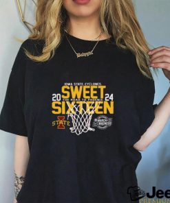 Official iowa State Cyclones Men’s Basketball 2024 Sweet 16 T Shirt