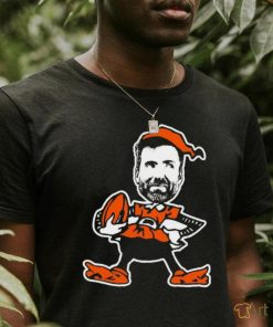 Official joe Flacco Browns Elf Cleveland Browns Logo Shirt