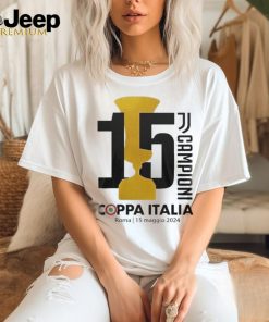 Official juventus Campioni Coppa Italia 15 Maggio 2024 Shirt