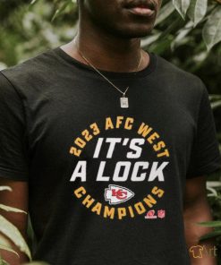 Official kansas City Chiefs 2023 Afc West Division Champions Locker Room Trophy Collection Shirt