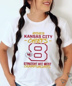 Official kansas City Chiefs Eight Time Afc West Division Champions Shirt