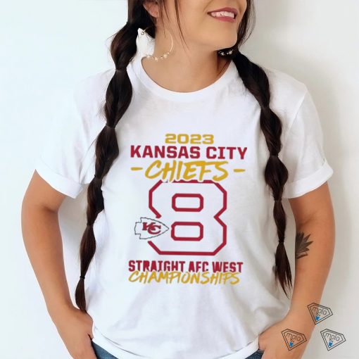 Official kansas City Chiefs Eight Time Afc West Division Champions Shirt